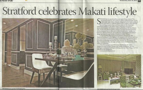 Published in Business Mirror, Property Section, Page E3 on June 18, 2014